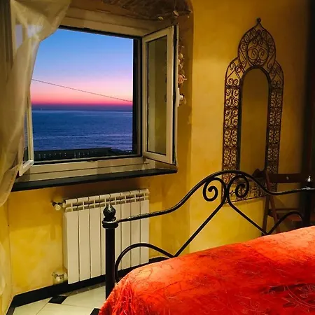 Romantic Sea View Flat In アパート ジェノヴァ